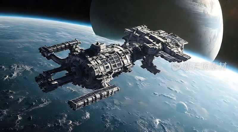 星际飞船遨游宇宙