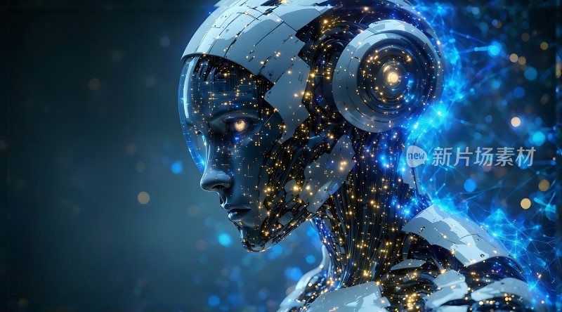 智能机器人未来科技感十足