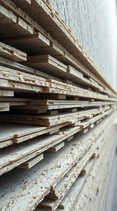 木板堆叠的艺术