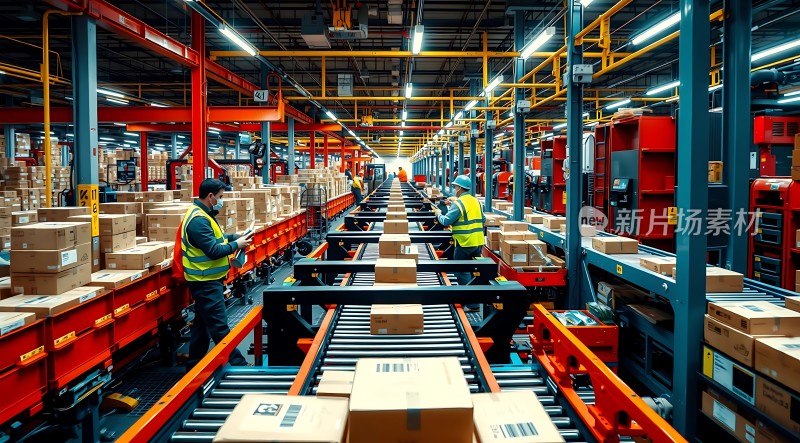 高效物流中心智能分拣系统运作中