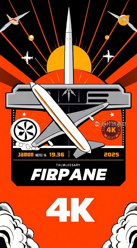 4K纤维飞机视觉盛宴