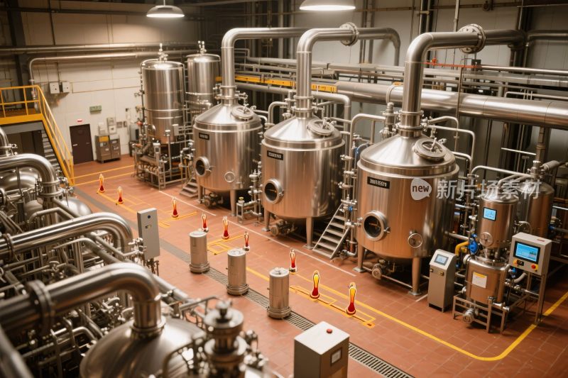 工业生产车间设备场景