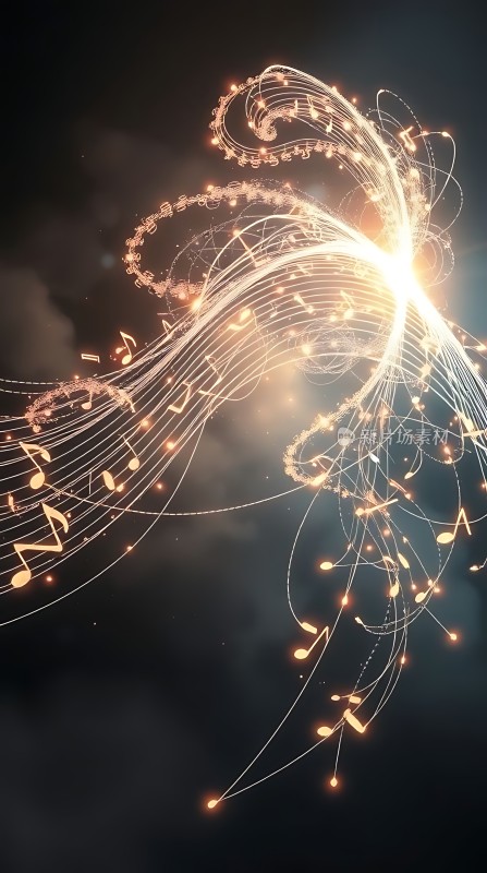 音乐之舞音符与旋律的交响