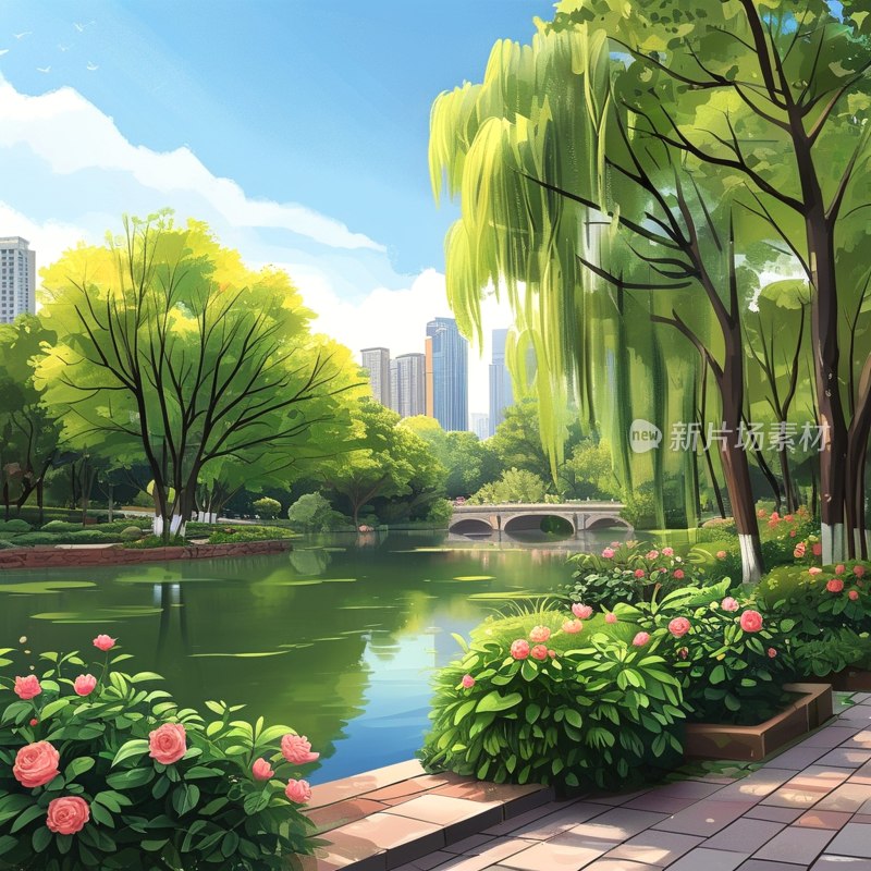 南昌八一公园全景