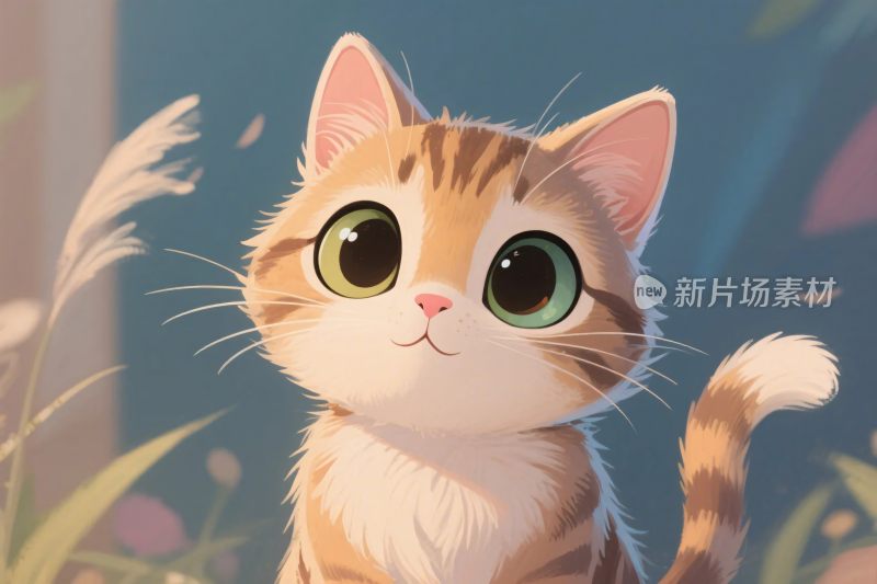 可爱小猫插画