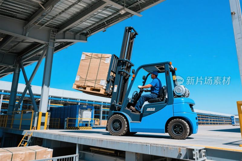 仓库叉车作业场景