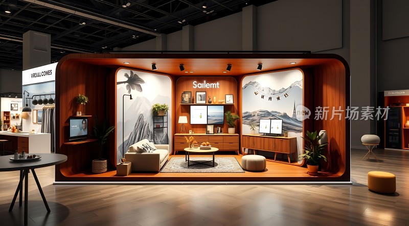 新片场素材现代家居展示温馨舒适生活空间