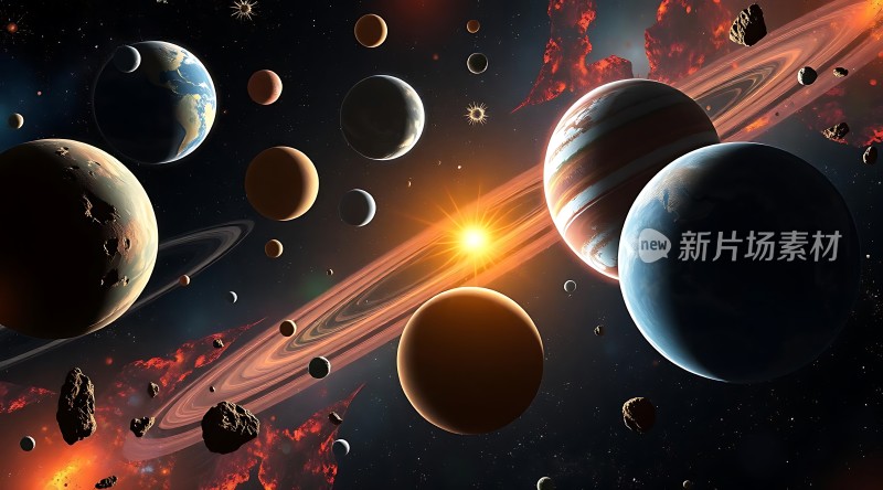 太阳系行星环带星云