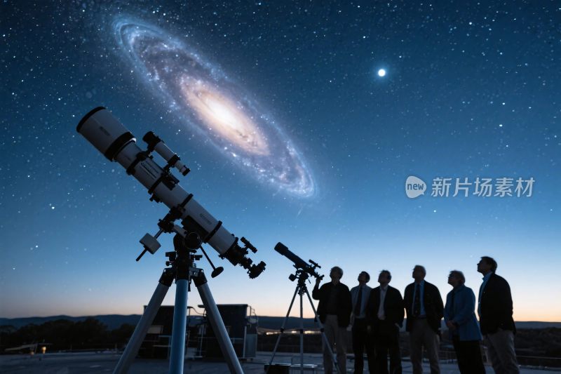 天文观测星空合影