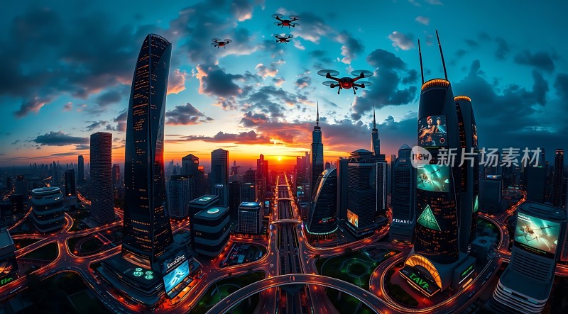 未来之城科技与建筑的交响曲