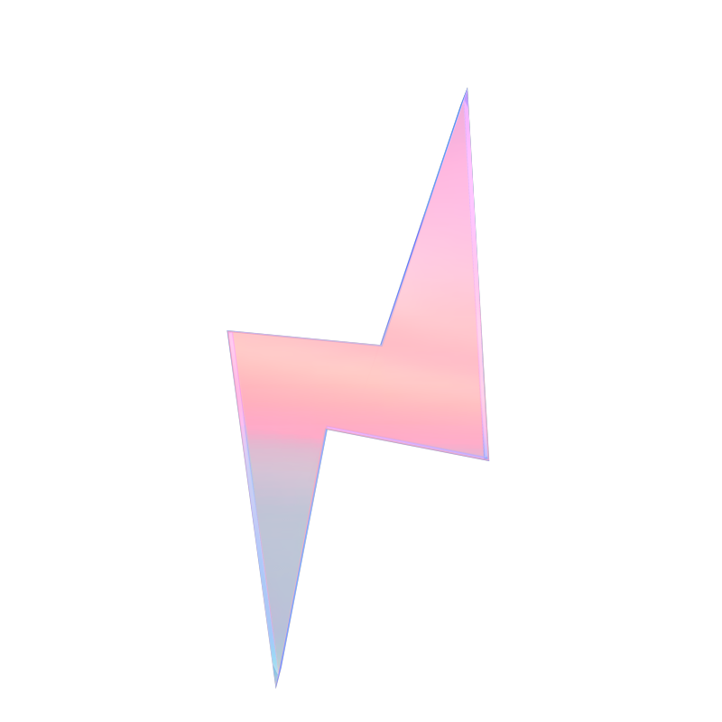 4K赛博朋克闪电 综艺节目元素闪烁对话框