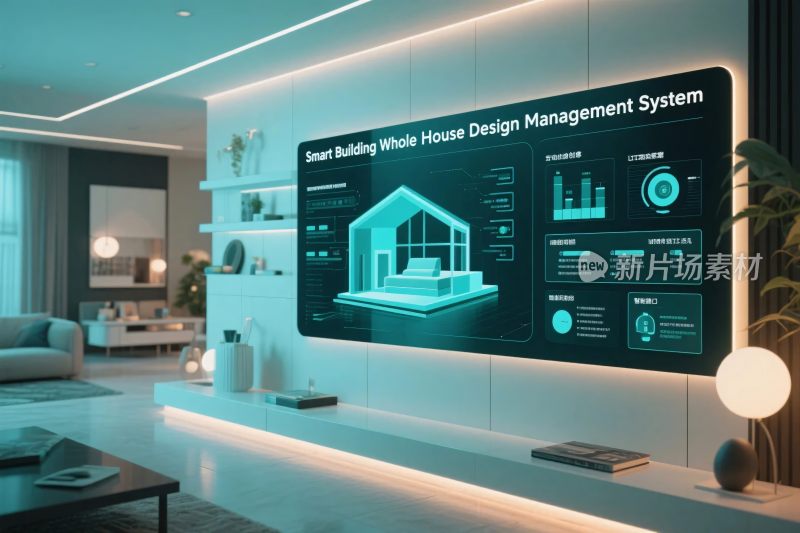 智能家居管理系统界面展示