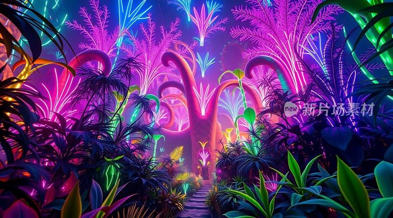 霓虹森林秘境探秘