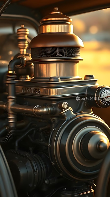 蒸汽机时代复古机械之美