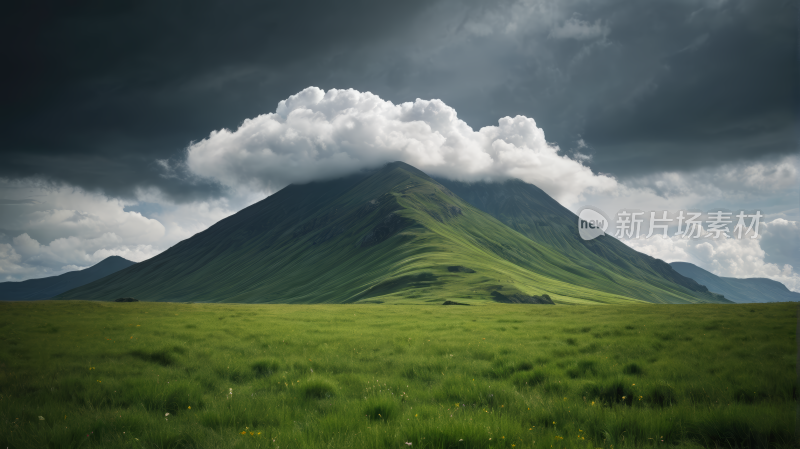 一大片绿地高清风景图片