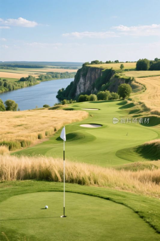 高尔夫球场风景图