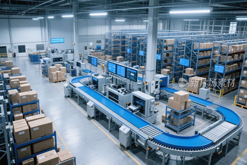 自动化物流仓库场景