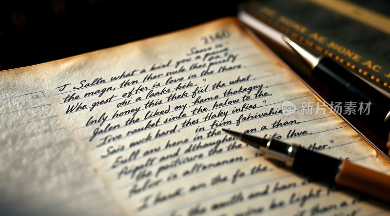 手写文字与钢笔的艺术魅力