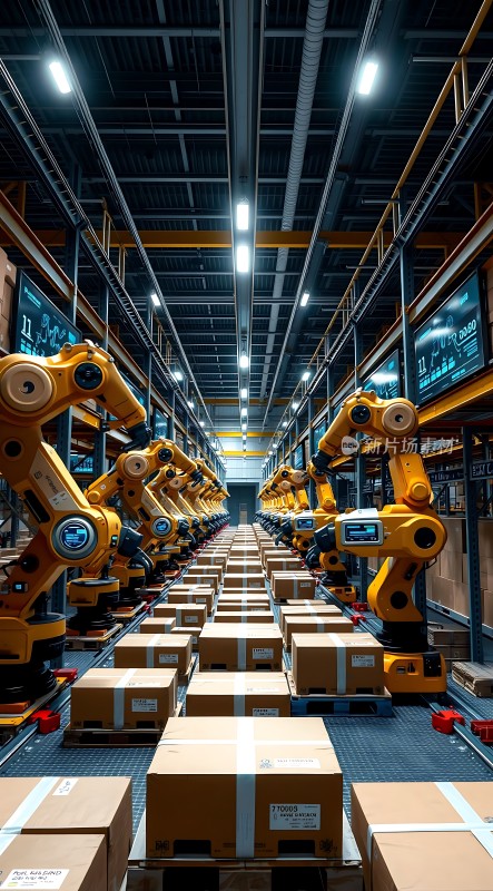 智能仓储机器人高效作业