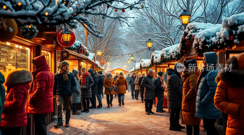 冬日集市暖意融融