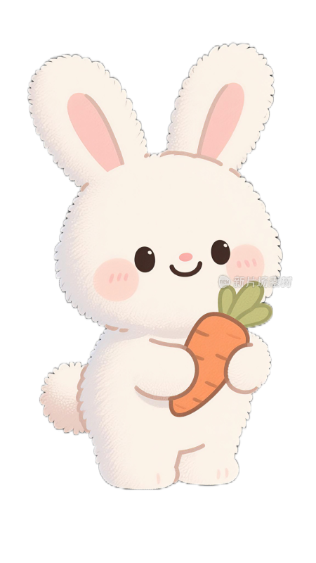 卡通兔子免抠素材