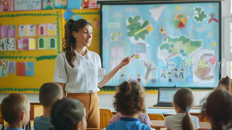 教师授课课堂场景