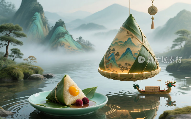 端午节创意插画