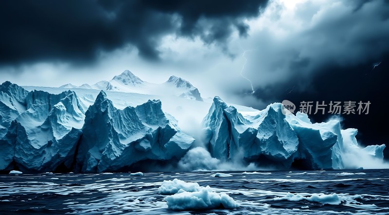 冰山雪海风暴