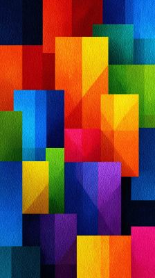 多彩几何方块抽象背景图 多彩几何方块抽象背景图
