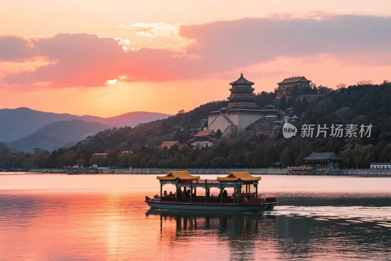 颐和园山水风光