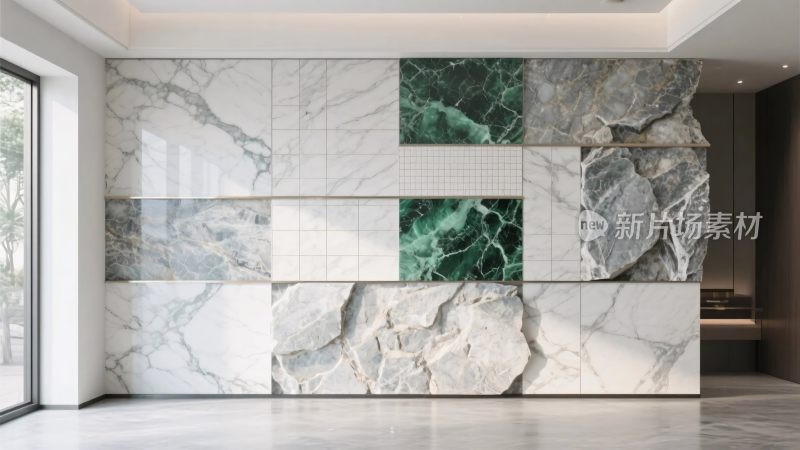 现代石材墙面装饰