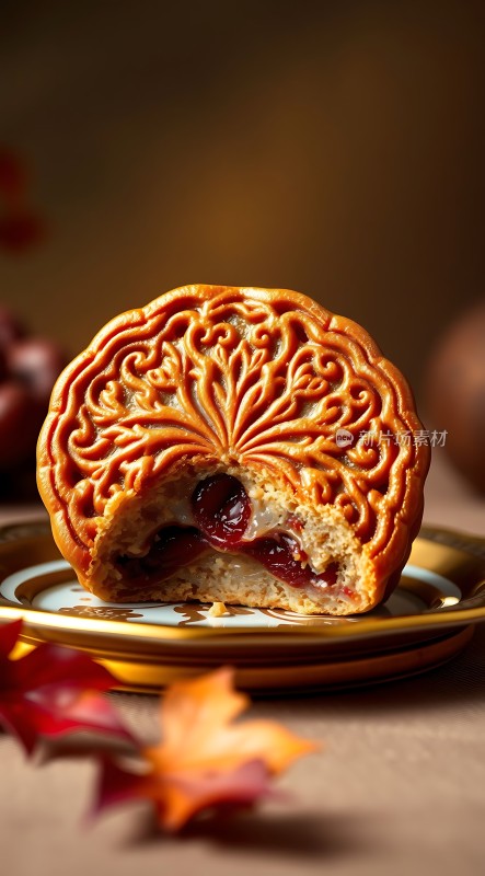 秋意浓月饼香甜蜜滋味入心田