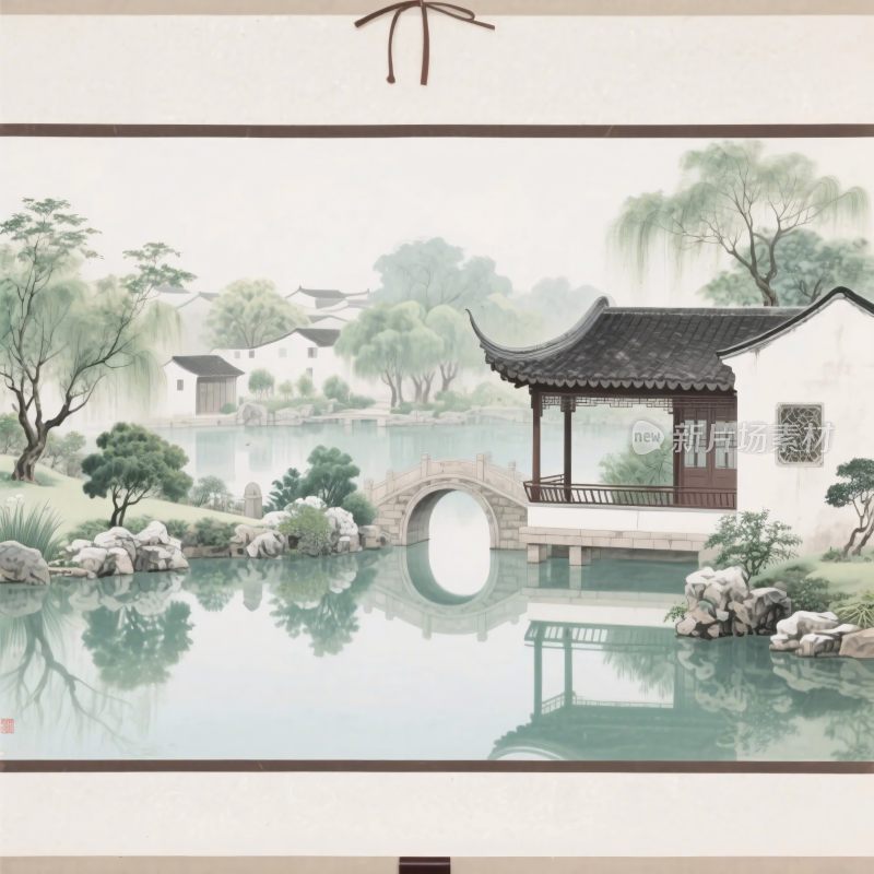 古典山水园林画