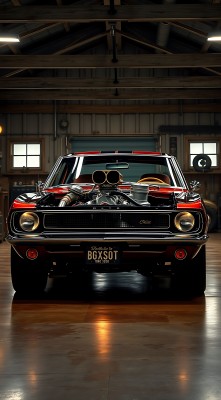 车库里的经典肌肉车 车库里的经典肌肉车