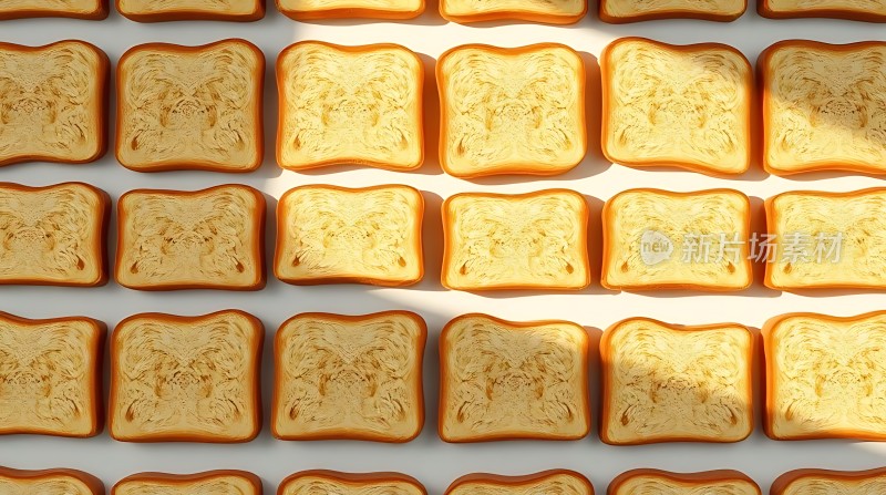 阳光下的吐司艺术