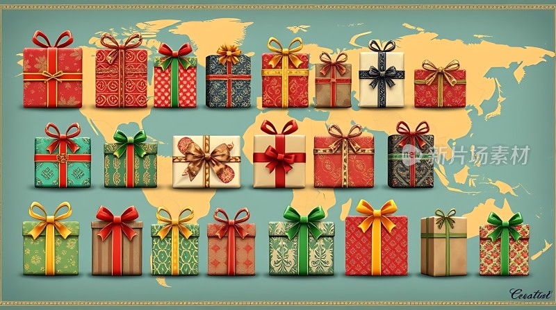 世界各地的礼物