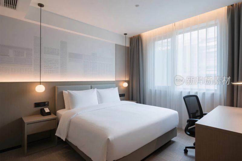 现代简约酒店客房
