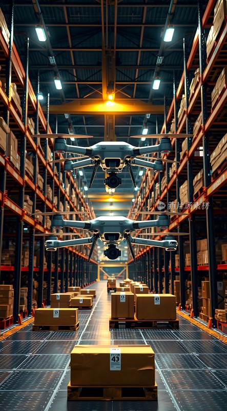 无人机仓库配送系统高效运作