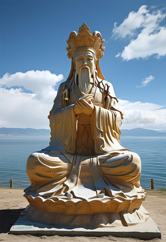 青海湖西王母塑像