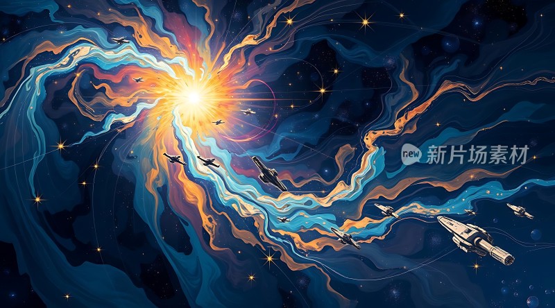 星际航行探索未知领域