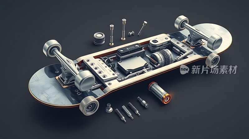 未来滑板科技与运动的完美结合