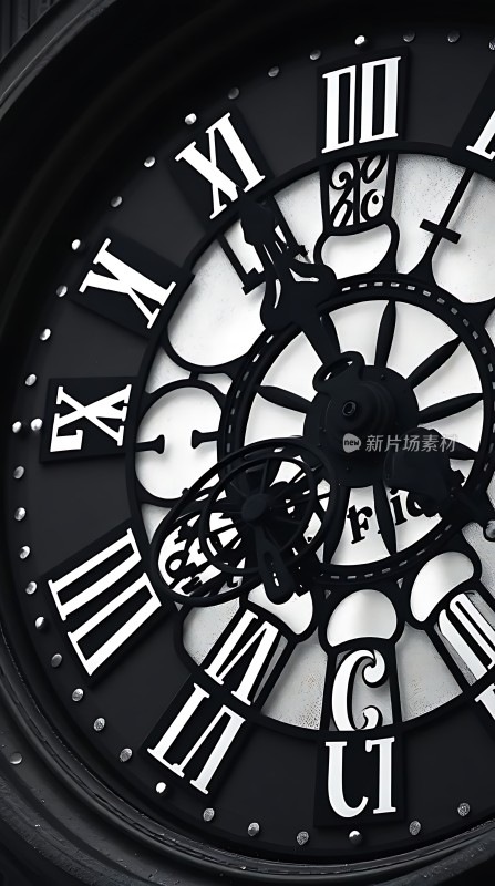 罗马数字时钟表盘