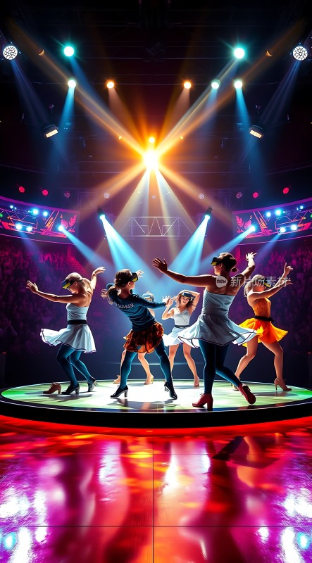 舞台上的活力舞者