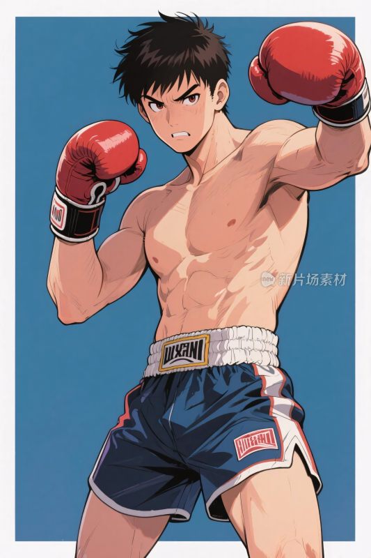 拳击动漫格斗角色