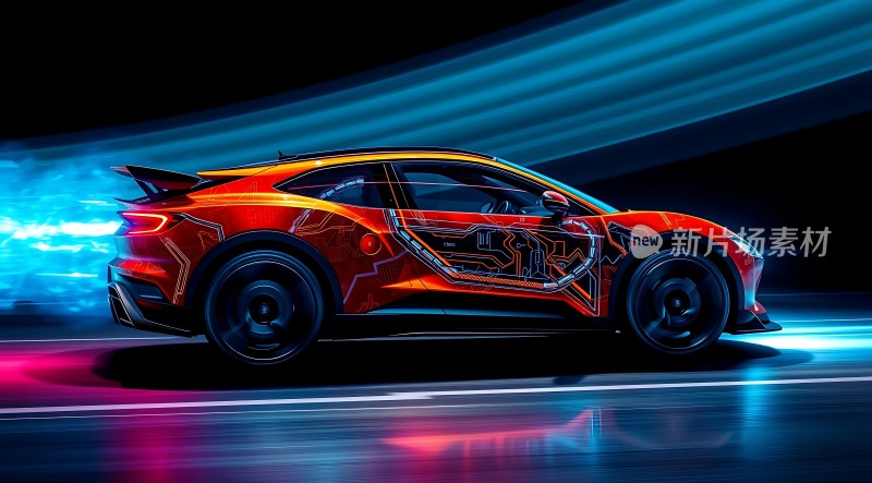 未来科技座驾速度与激情的完美结合！