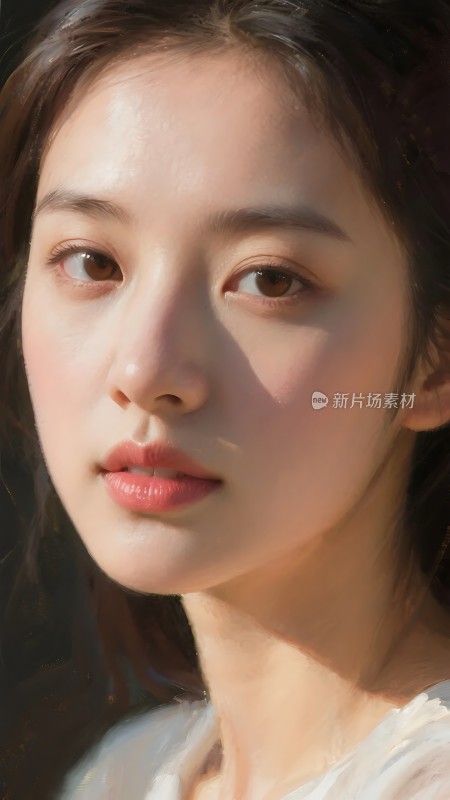 阳光下的温柔微笑