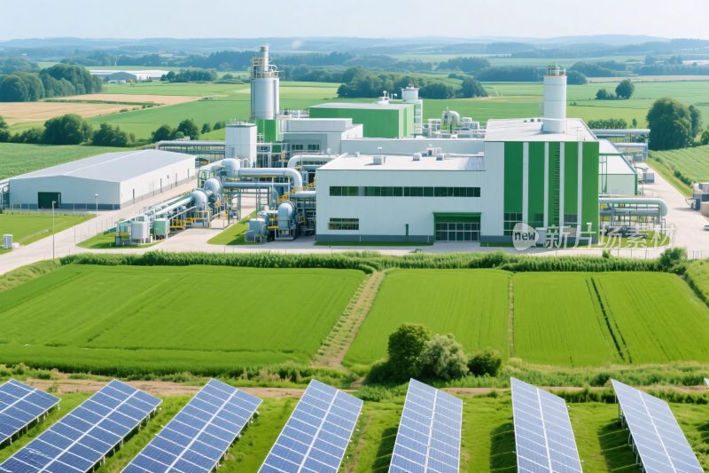 工业设施与农业景观