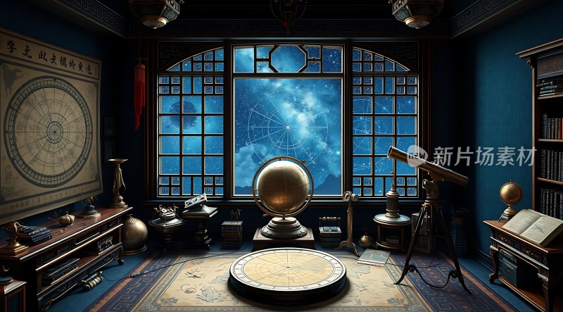 星空下的古老天文台