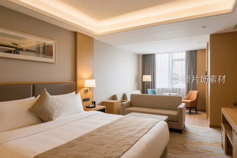 酒店客房室内场景