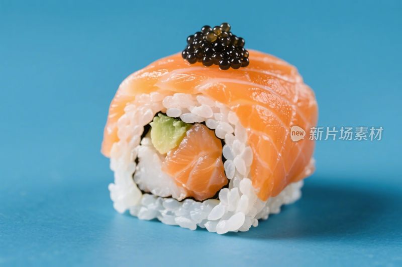 三文鱼寿司特写